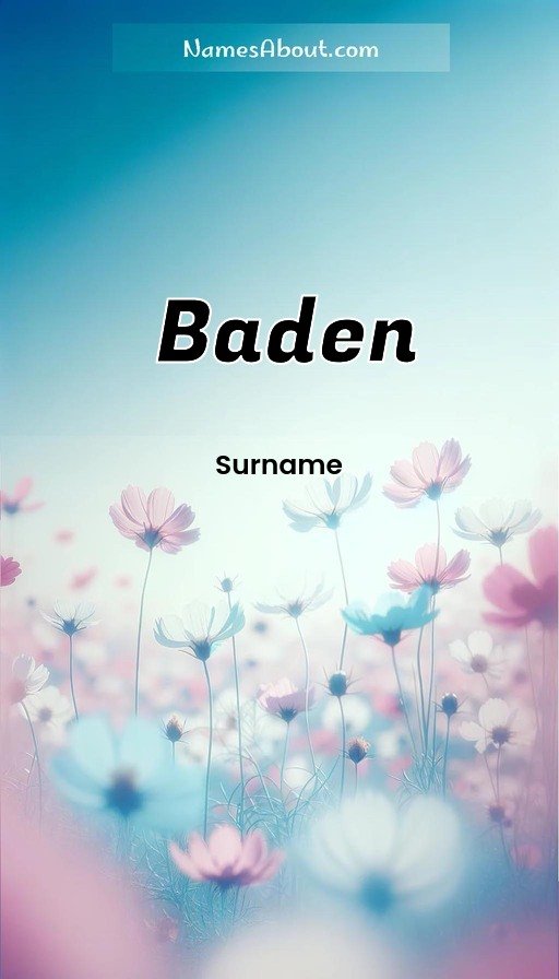 Meaning of Baden
