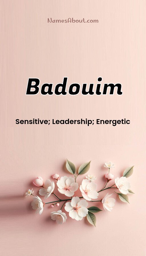 Meaning of Badouim
