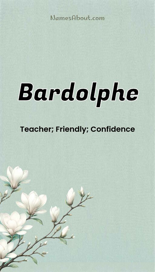 Meaning of Bardolphe