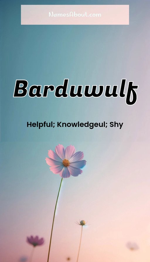 Meaning of Barduwulf