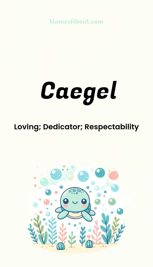 Caegel name and meaning