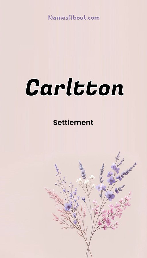 Meaning of Carltton