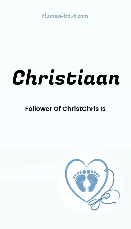 Illustration of Christiaan