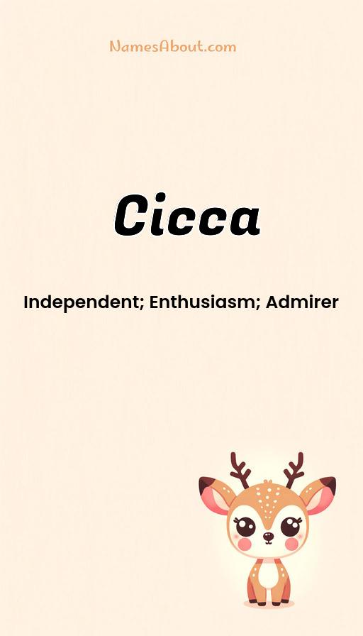 Cicca name and meaning