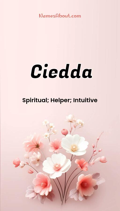 Ciedda name and meaning