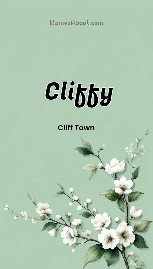 Meaning of Cliffy