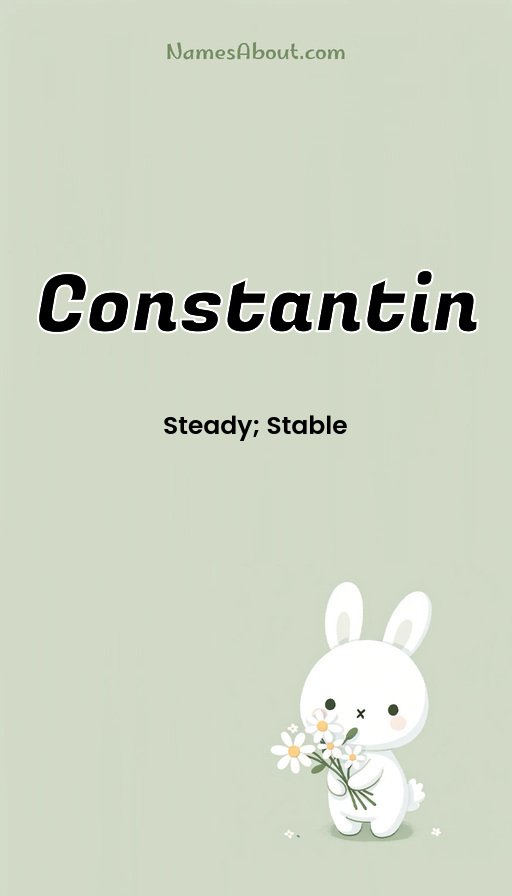 Meaning of Constantin