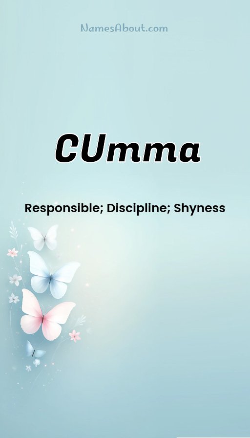 Meaning of CUmma