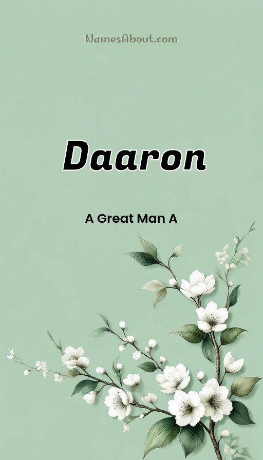 Meaning of Daaron