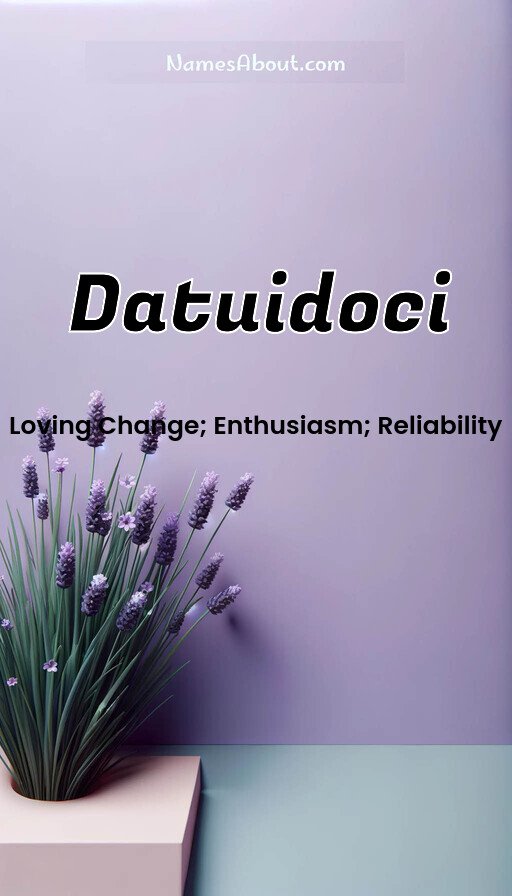 Meaning of Datuidoci