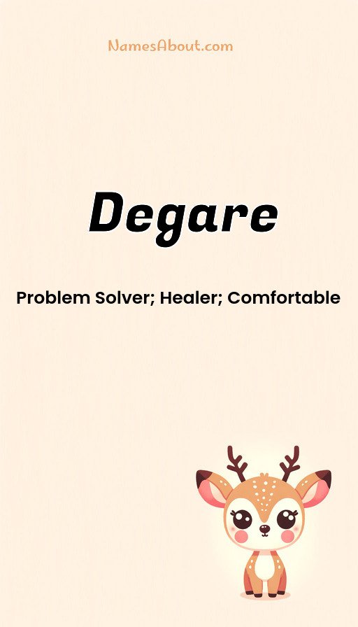 Meaning of Degare