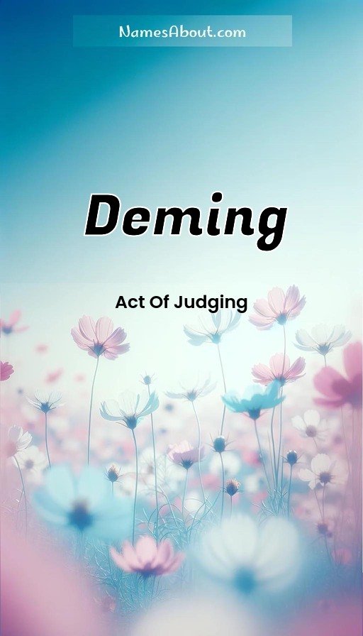 Meaning of Deming