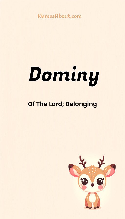 Meaning of Dominy