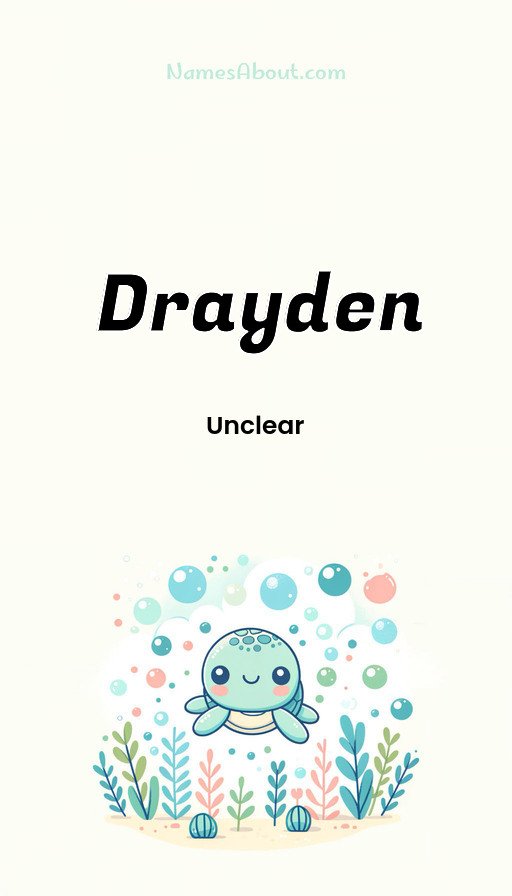 Meaning of Drayden