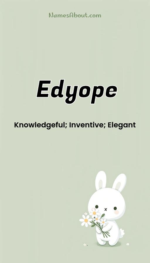 Edyope name and meaning