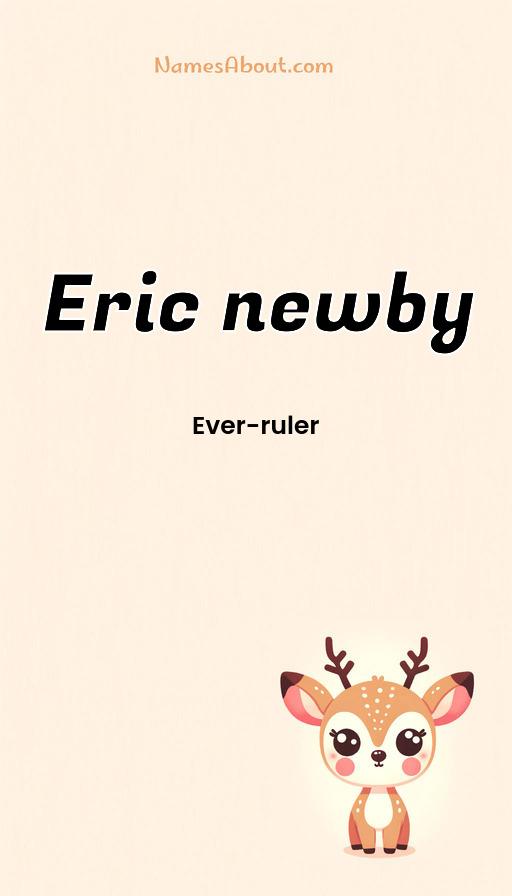 Eric newby name and meaning