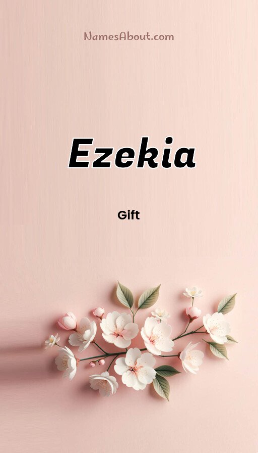 Meaning of Ezekia