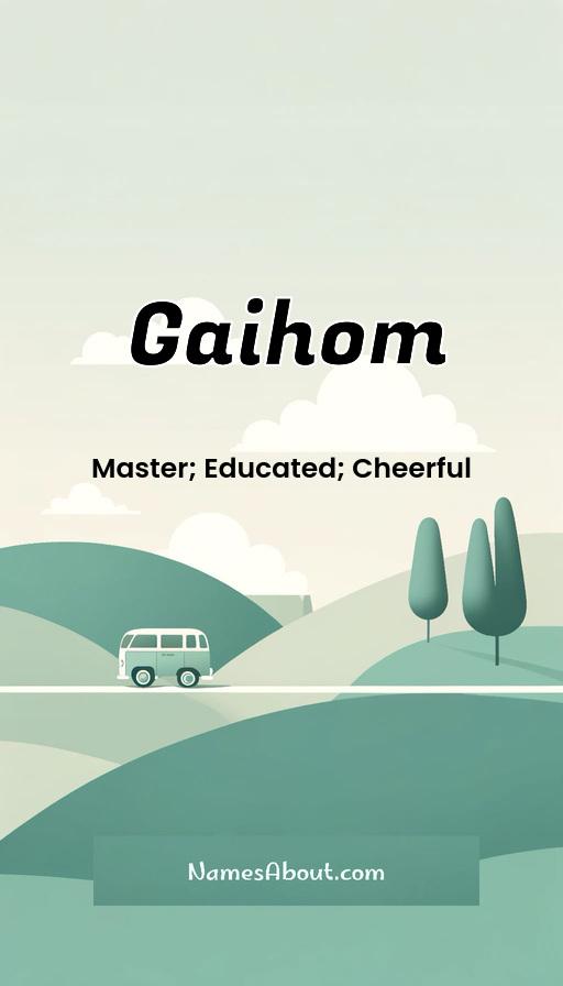 Gaihom name and meaning