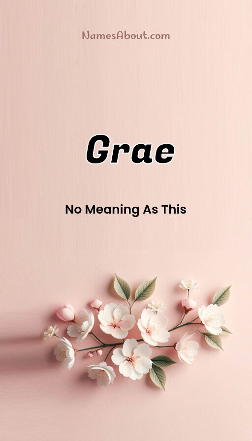 Meaning of Grae