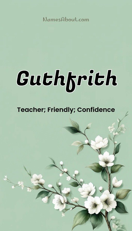 Meaning of Guthfrith