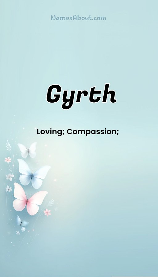 Meaning of Gyrth