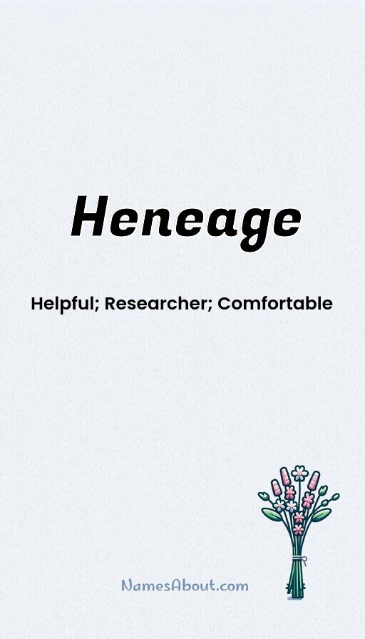 Meaning of Heneage