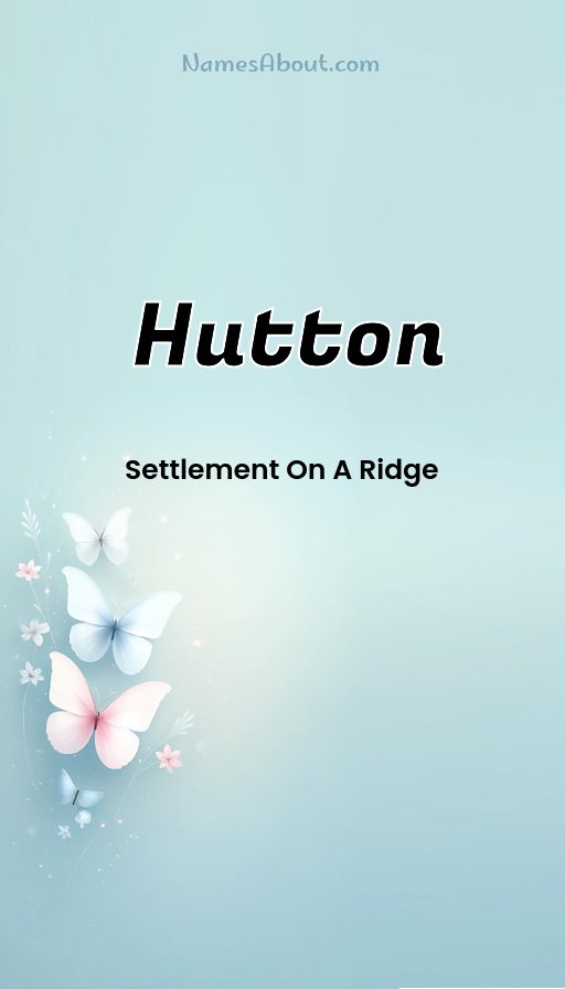 Meaning of Hutton