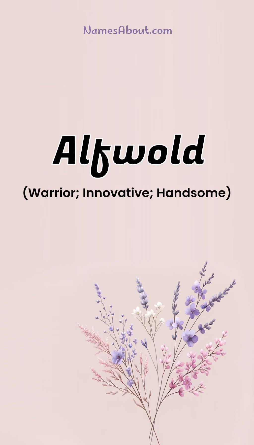 Alfwold name and meaning