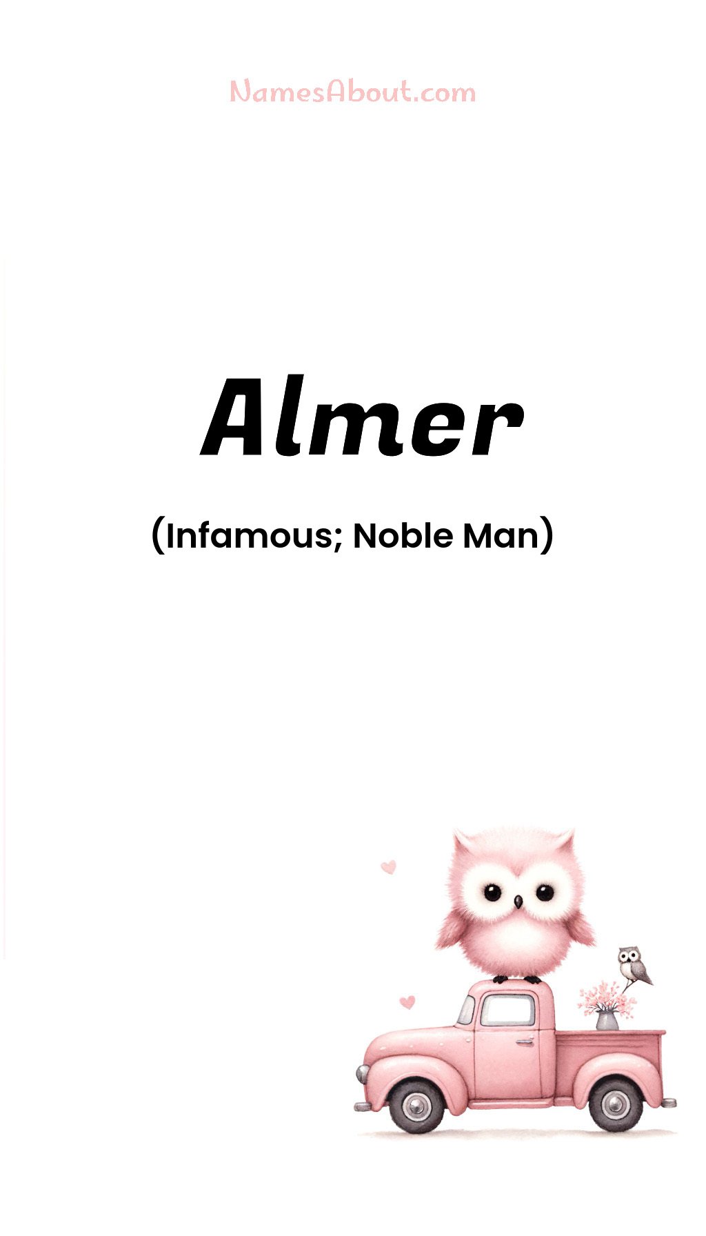 Almer name and meaning