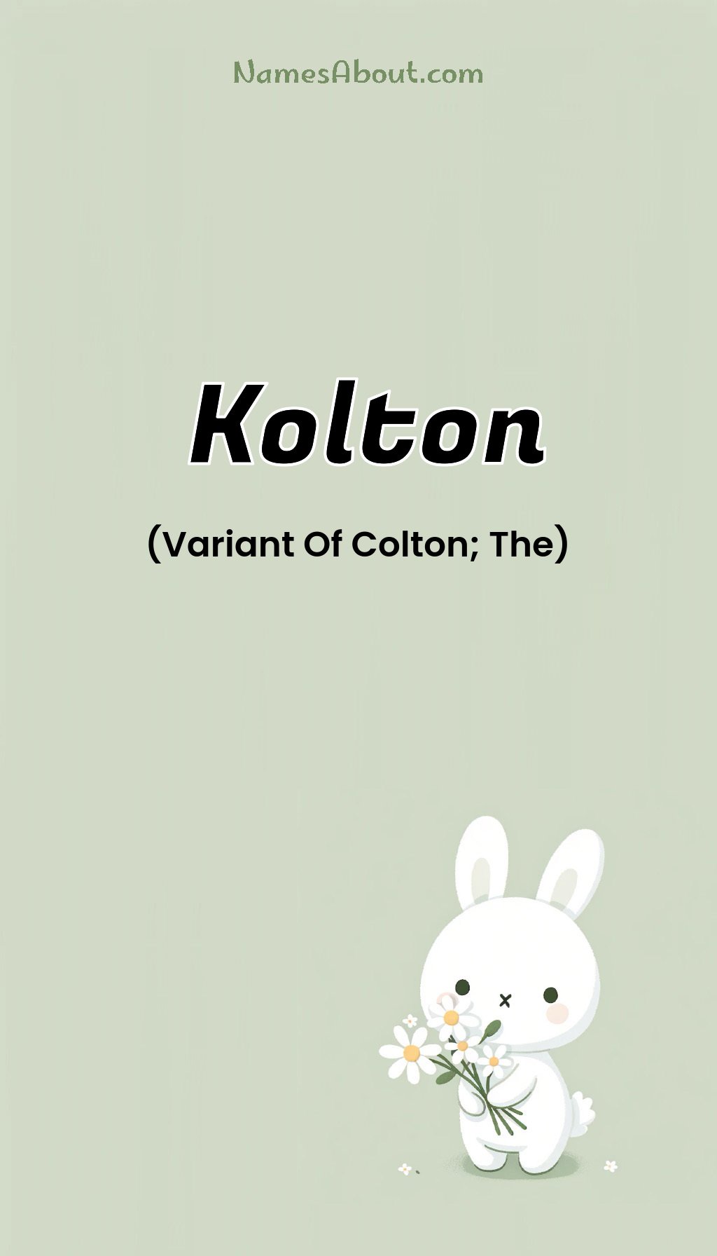 Kolton name and meaning