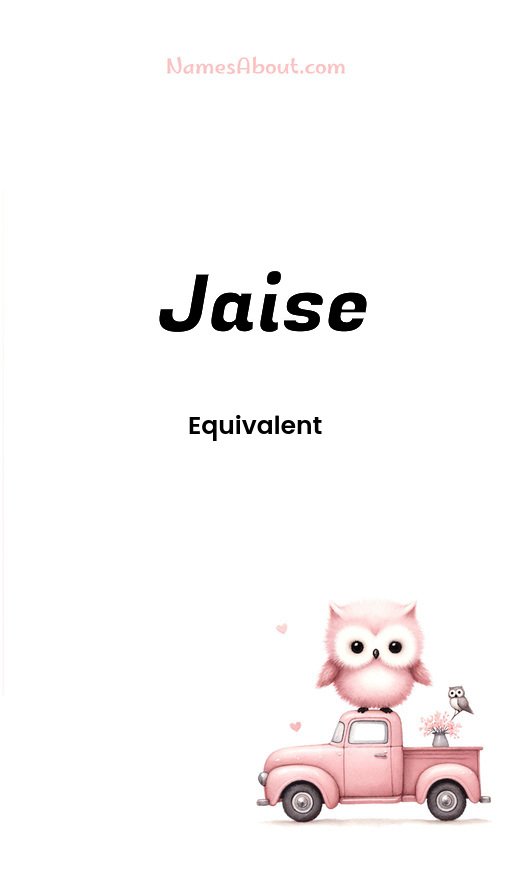 Meaning of Jaise