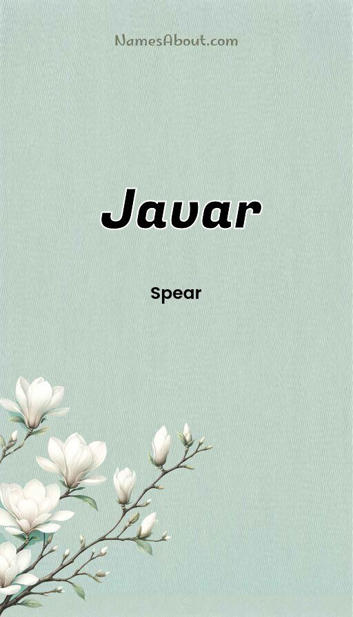 Meaning of Javar