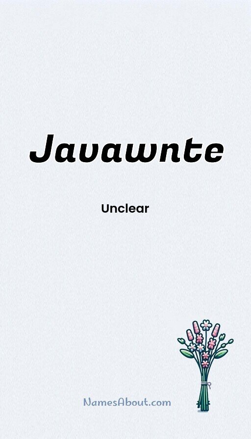 Meaning of Javawnte