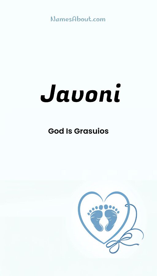 Meaning of Javoni