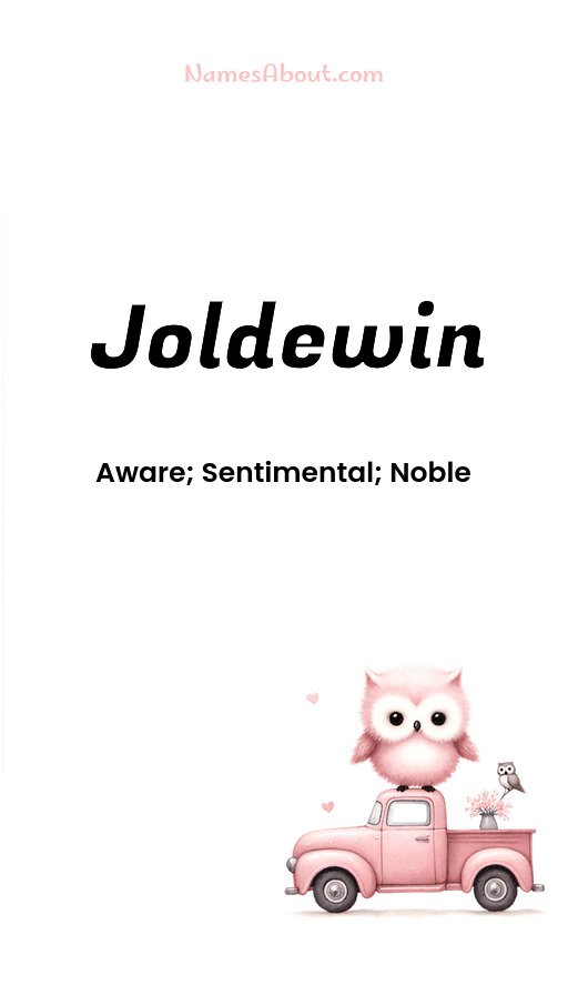 Meaning of Joldewin