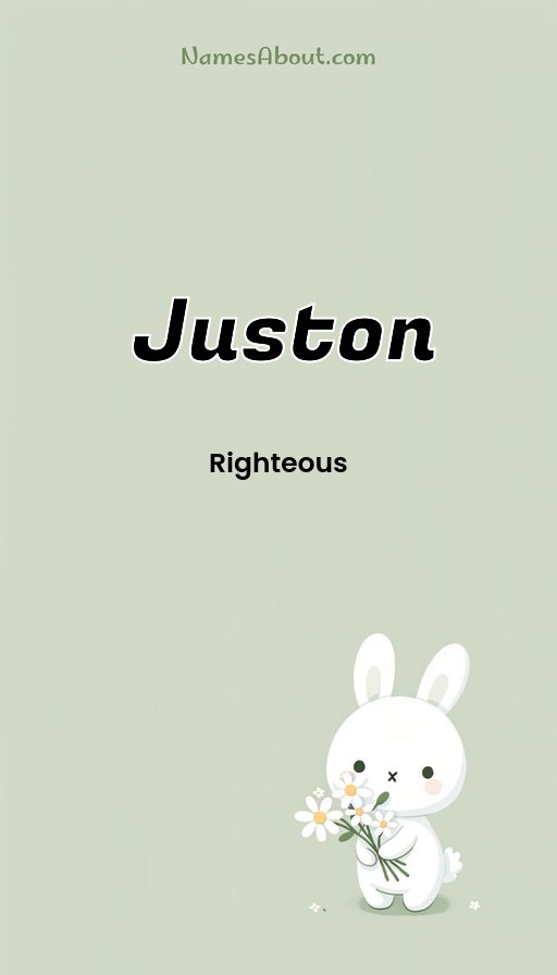 Meaning of Juston
