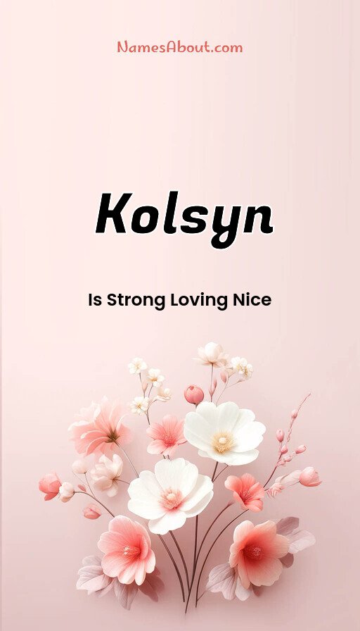 Meaning of Kolsyn