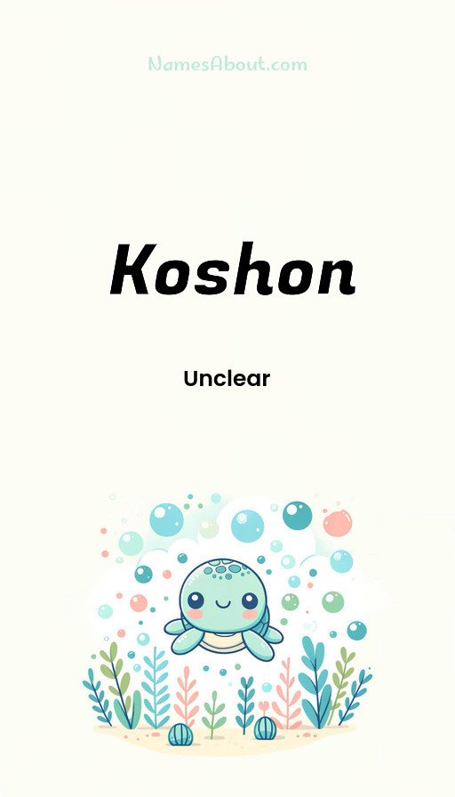 Meaning of Koshon