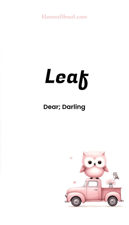 Meaning of Leaf