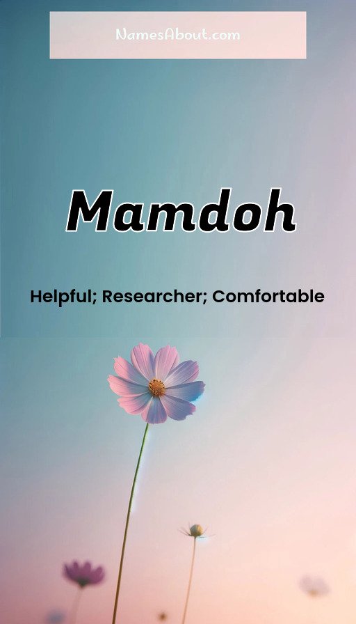 Meaning of Mamdoh