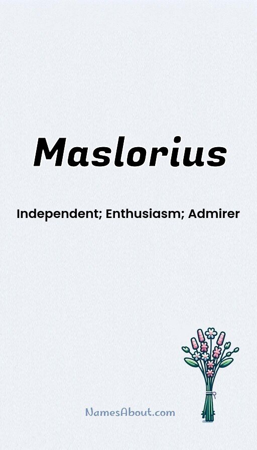 Meaning of Maslorius
