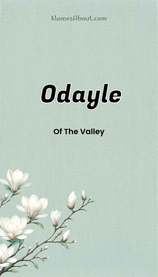 Meaning of Odayle