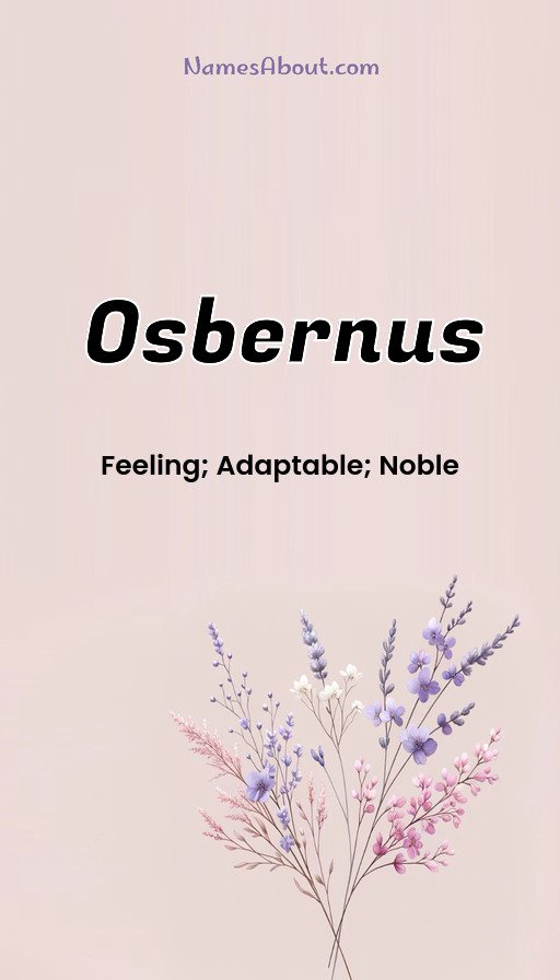 Meaning of Osbernus