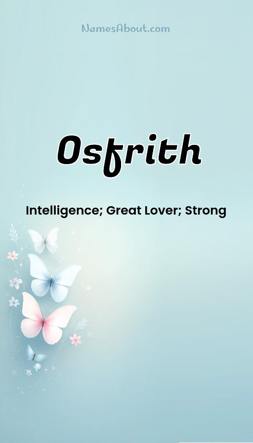 Meaning of Osfrith