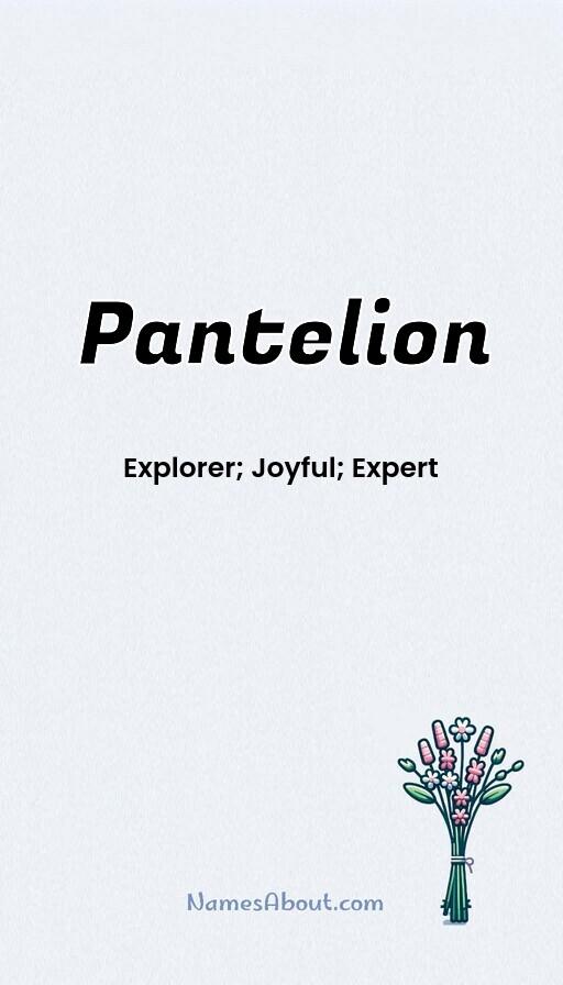 Pantelion name and meaning