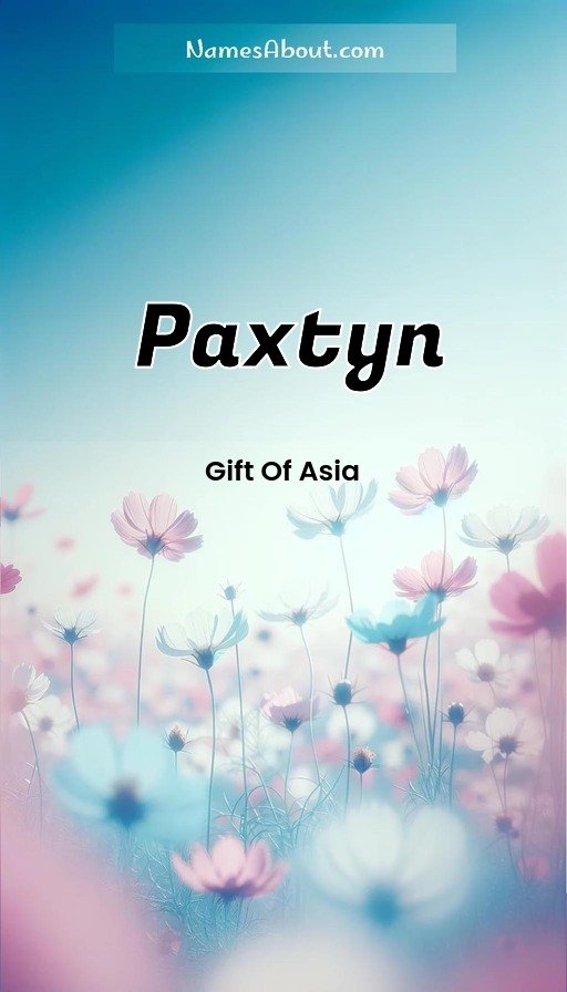 Meaning of Paxtyn