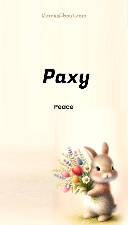 Meaning of Paxy