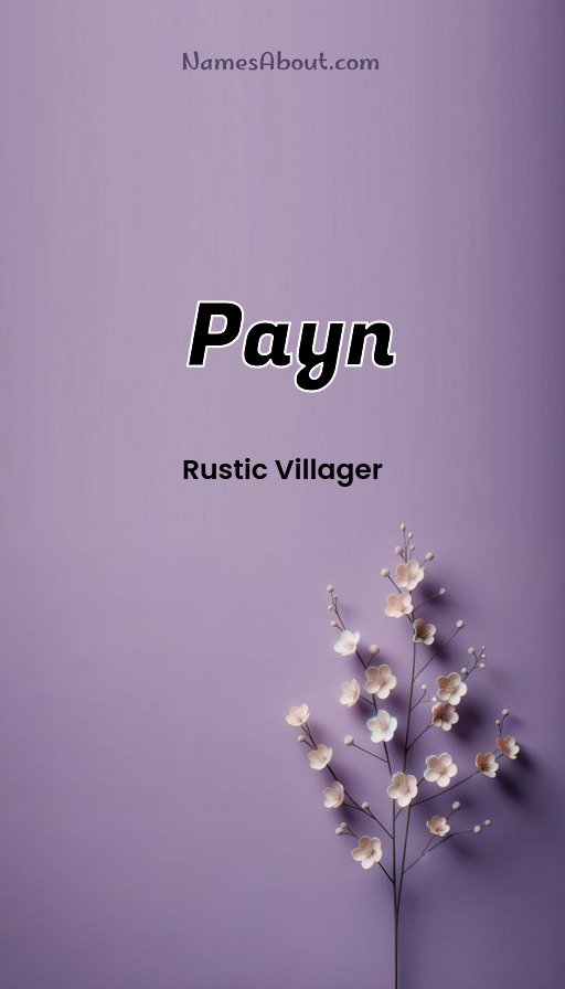 Meaning of Payn