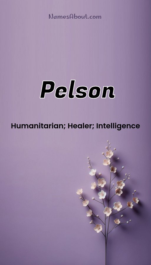 Meaning of Pelson