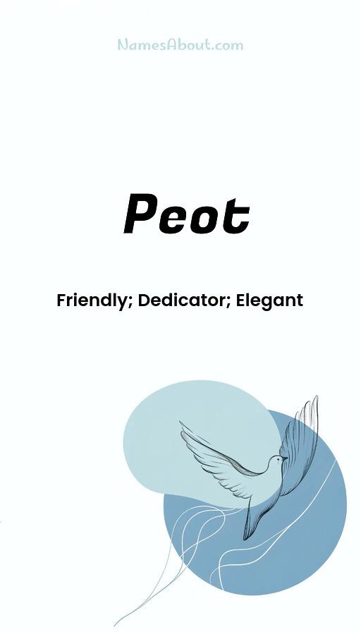 Peot name and meaning